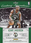 KENNY ANDERSON 2015-16 Panini Threads Basketball CENTURY SIGNATURES AUTOGRAPH (Boston Celtics Legend) TNT Broadcaster NBA Insert Collectible Basketball Trading Card #016/199