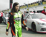 AUTOGRAPHED 2015 Danica Patrick #10 GoDaddy Racing Team (Stewart-Haas) Pit Road Walk Signed Picture 8X10 NASCAR Glossy Photo with COA