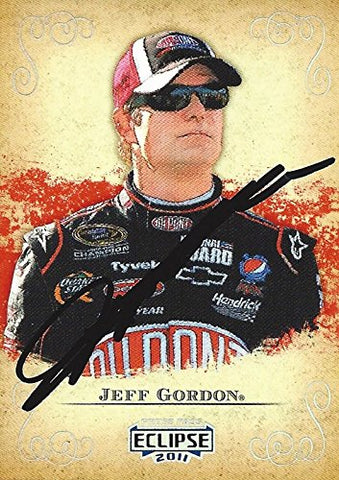 AUTOGRAPHED Jeff Gordon 2011 Press Pass Eclipse Racing (#24 DuPont Chevrolet Team) Hendrick Motorsports Signed NASCAR Collectible Trading Card with COA