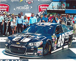 AUTOGRAPHED 2015 Jimmie Johnson #48 Kobalt Tools Racing MICHIGAN WIN (Victory Lane Celebration) Signed Picture 8X10 NASCAR Glossy Photo with COA