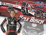 AUTOGRAPHED 2013 Kyle Busch #51 Toyota Care Tundra Racing (Truck Series) KBM Team Signed Picture NASCAR 8X10 inch Hero Card Photo with COA