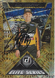 AUTOGRAPHED Clint Bowyer 2021 Panini Donruss Racing ELITE SERIES (#14 Rush Truck Center Team) Stewart-Haas Racing Insert Signed NASCAR Collectible Trading Card with COA