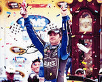 AUTOGRAPHED 2014 Jimmie Johnson #48 Lowe's Racing TUMS 500 RACE WIN (Martinsville Short Track) Signed 8X10 NASCAR Glossy Photo w/COA
