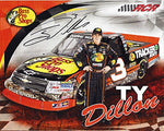 AUTOGRAPHED 2013 Ty Dillon #3 Bass Pro Shop Racing (Camping World Truck Series) Signed 8X10 NASCAR Hero Card with COA
