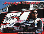 AUTOGRAPHED 2013 Jeremy Clements #51 Mahle Racing Team (Nationwide Series) Signed Picture 9X11 NASCAR Hero Card with COA