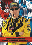 AUTOGRAPHED Matt Kenseth 2001 Press Pass VIP Racing ROOKIE THUNDER (#17 DeWalt Racing) Roush Rare Signed NASCAR Collectible Trading Card with COA