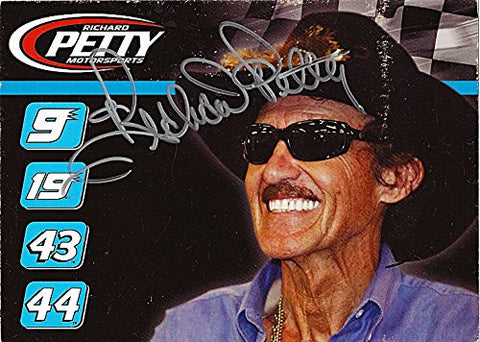 AUTOGRAPHED Richard Petty #43 STP Racing (RP Motorsports) Vintage Signed 4X6 NASCAR Glossy Photo with COA
