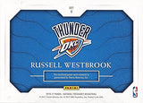 RUSSELL WESTBROOK 2016-17 Panini National Treasures Basketball TREMENDOUS TREASURES (Oklahoma City Thunder) Game-Used 4-Color Jersey Patch MVP SEASON Rare Insert NBA Collectible Trading Card #06/25