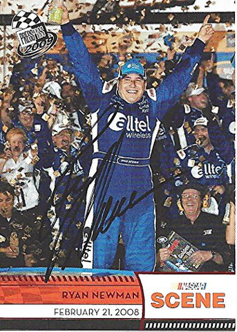 AUTOGRAPHED Ryan Newman 2009 Press Pass Racing NASCAR SCENE (Daytona 500 Winner) Signed Collectibe NASCAR Trading Card with COA