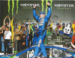 AUTOGRAPHED 2017 Kyle Busch #18 M&Ms Caramel Racing CHARLOTTE ALL-STAR RACE WIN (Victory Lane Check) Monster Energy Cup Series Signed Collectible Picture NASCAR 9X11 Inch Glossy Photo with COA