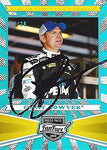 AUTOGRAPHED Clint Bowyer 2013 Press Pass Fan Fare (#15 Peak Racing) BLUE PARALLEL INSERT Signed Collectible NASCAR Trading Card with COA (#14 of 20 produced)