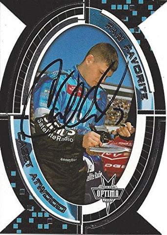AUTOGRAPHED Casey Atwood 2002 Press Pass Optima Racing FAN FAVORITE (Sirius Radio Team) Winston Cup Series Insert Signed NASCAR Collectible Trading Card with COA