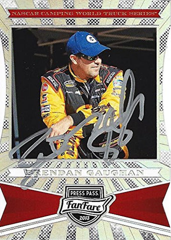 AUTOGRAPHED Brendan Gaughan 2013 Press Pass Racing Fan Fare (South Park Casino) Camping World Truck Series Diecut Insert Signed Collectible NASCAR Trading Card with COA