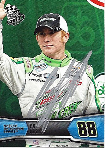 AUTOGRAPHED Cole Whitt 2013 Press Pass Racing (#88 Diet Mountain Dew Team) Nationwide Series JR Motorsports Driver Signed Collectible NASCAR Trading Card with COA