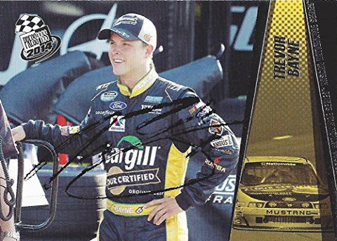 AUTOGRAPHED Trevor Bayne 2014 Press Pass Racing (#6 Cargill Racing) Nationwide Series Ford Mustang Signed Collectible NASCAR Trading Card with COA