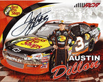 AUTOGRAPHED 2013 Austin Dillon #3 Bass Pro Shop Racing (Nationwide Series) Signed Picture 8X10 NASCAR Hero Card with COA
