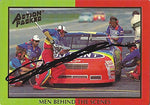 AUTOGRAPHED Jeff Gordon 1994 Action Packed Racing MEN BEHIND THE SCENES (#24 DuPont Rainbow Rookie Pit Crew) Hendrick Motorsports Vintage Signed NASCAR Collectible Trading Card with COA