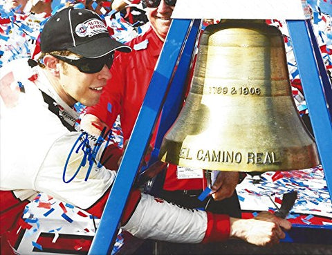 AUTOGRAPHED 2015 Brad Keselowski #2 Wurth Racing FONTANA CALI RACE WIN (Victory Lane Bell) Team Penske Signed Collectible Picture NASCAR 9X11 Inch Glossy Photo with COA