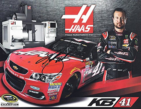 AUTOGRAPHED 2016 Kurt Busch #41 Haas Automation Racing (Sprint Cup Series) Stewart-Haas Team Signed Picture NASCAR 9X11 Inch Hero Card Photo with COA