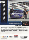 AUTOGRAPHED Dale Earnhardt Jr. 2009 Press Pass Racing MILESTONES (350th Consecutive Start) #88 National Guard Team Red Parallel Insert Signed NASCAR Collectible Trading Card with COA