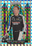 AUTOGRAPHED Brad Keselowski 2020 Panini Prizm Racing STAINED GLASS PRIZM (#2 Discount Tire) Team Penske Monster Cup Series Rare Insert Signed Collectible NASCAR Trading Card with COA #106/199