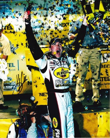 AUTOGRAPHED 2012 Kevin Harvick #29 Pennzoil Platinum ALL-STAR CHALLENGE WIN (Victory Lane) SIGNED NASCAR 8X10 Glossy Photo w/COA