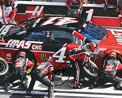 AUTOGRAPHED 2015 Kurt Busch #41 Haas Automation Racing PIT STOP ACTION (Stewart-Haas) 8X10 Signed Picture NASCAR Glossy Photo with COA