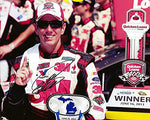 AUTOGRAPHED 2013 Greg Biffle #16 PURE MICHIGAN 400 WIN (3M Racing) Trophy Signed 8X10 NASCAR Glossy Photo w/COA
