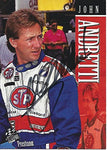 AUTOGRAPHED John Andretti 1995 Press Pass Racing (STP Petty Team) Winston Cup Series Vintage Signed NASCAR Collectible Trading Card with COA
