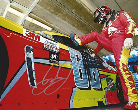 AUTOGRAPHED 2017 Dale Earnhardt Jr. #88 Axalta Racing RETIREMENT FINAL SEASON (Garage Area Car) Monster Energy Cup Series Signed Collectible Picture NASCAR 8X10 Inch Glossy Photo with COA