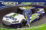 AUTOGRAPHED 2013 Casey Mears #13 Geico Racing Team (Sprint Cup Series) Signed Picture 5X7 NASCAR Hero Card with COA