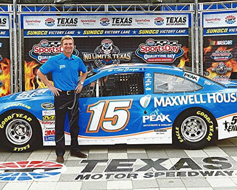 AUTOGRAPHED 2015 Clint Bowyer #15 Maxwell House Racing TEXAS MOTOR SPEEDWAY (Victory Lane Photo Shoot) 8X10 Inch Signed Picture NASCAR Glossy Photo with COA