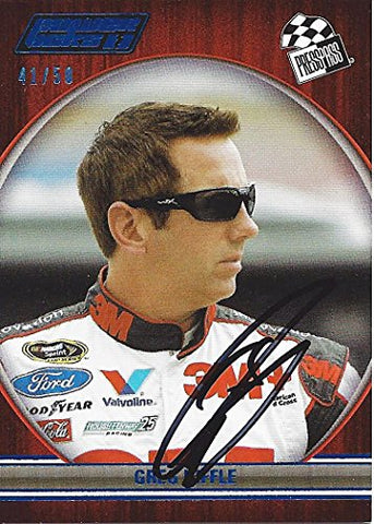 AUTOGRAPHED Greg Biffle 2012 Press Pass Racing POWER PICKS Blue Parallel Insert Signed Collectible NASCAR Trading Card with COA (#14 of 50 produced)