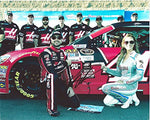 AUTOGRAPHED 2015 Kurt Busch #41 Haas Automation Racing COORS POLE AWARD (Fontana) Media Pose 8X10 Signed Picture NASCAR Glossy Photo with COA