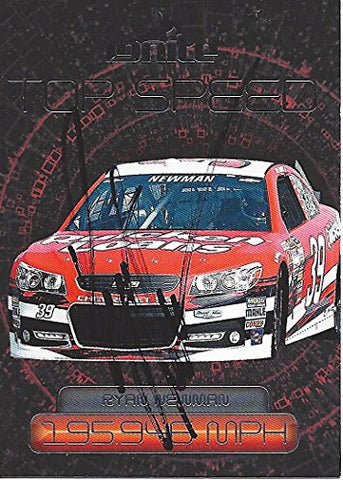 AUTOGRAPHED Ryan Newman 2013 Press Pass Racing Ignite TOP SPEED (#39 Quicken Loans Team) Stewart-Haas Signed Collectible NASCAR Trading Card with COA