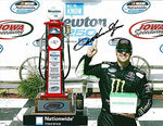 AUTOGRAPHED 2014 Sam Hornish Jr. #54 Monster Energy Racing IOWA SPEEDWAY WIN (Victory Lane) Nationwide Series 9X11 Picture Signed NASCAR Glossy Photo with COA