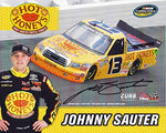 AUTOGRAPHED 2013 Johnny Sauter #13 Hot Honey's Racing (Camping World Truck Series) Signed Picture 8X10 NASCAR Hero Card with COA