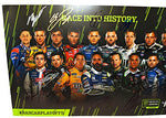 16X AUTOGRAPHED Monster Cup Series FIRST NASCAR PLAYOFFS Multi-Signed Picture Large 11X17 Inch Photo with COA