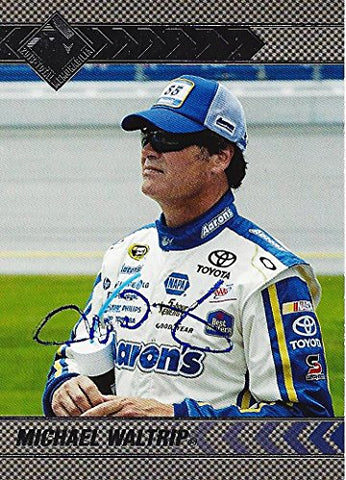 AUTOGRAPHED Michael Waltrip 2013 Press Pass Total Memorabilia (#55 Aaron's Dream Machine Racing) Signed Collectible NASCAR Trading Card with COA