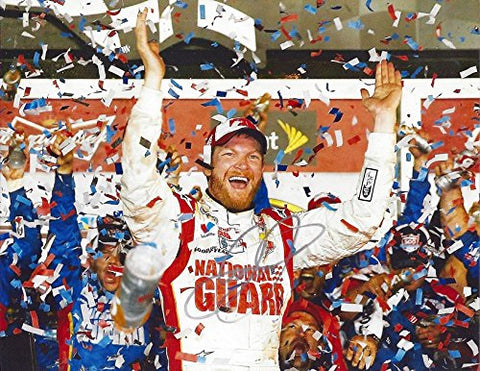 AUTOGRAPHED 2014 Dale Earnhardt Jr. #88 National Guard Racing DAYTONA 500 RACE WIN (Victory Lane Celebration) Hendrick Motorsports Signed Collectible Picture NASCAR 9X11 Inch Glossy Photo with COA