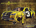AUTOGRAPHED 2014 Austin Dillon # Cheerios Racing Team (Sprint Cup Series) Signed Picture 9X11 NASCAR Hero Card with COA