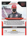 AUTOGRAPHED Harrison Burton 2021 Panini Prizm Racing RARE SILVER PRIZM (#21 Wood Brothers Team) Insert Signed NASCAR Collectible Trading Card with COA
