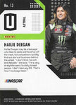 AUTOGRAPHED Hailie Deegan 2020 Panini Chronicles Unparalleled Racing ASTRAL ROOKIE Rare Insert Parallel Signed Collectible NASCAR Trading Card #137/199 with COA