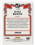 AUTOGRAPHED Kyle Busch 2022 Donruss Racing ROWDY (#18 Interstate Batteries Team) RARE GREEN PARALLEL Insert Signed NASCAR Collectible Trading Card with COA #65/99