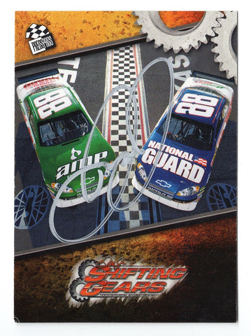 AUTOGRAPHED Dale Earnhardt Jr. 2009 Press Pass Racing SHIFTING GEARS (One Sweet Ride) Hendrick Motorsports Signed NASCAR Collectible Trading Card with COA