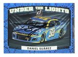 AUTOGRAPHED Daniel Suarez 2022 Donruss Racing UNDER THE LIGHTS (#99 Camping World Team) Trackhouse Racing Insert Signed NASCAR Collectible Trading Card with COA