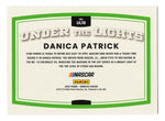 AUTOGRAPHED Danica Patrick 2022 Donruss Racing UNDER THE LIGHTS (Rare Green Parallel) Insert Signed NASCAR Collectible Trading Card with COA #049/199