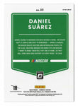 AUTOGRAPHED Daniel Suarez 2022 Donruss Optic RARE SILVER PRIZM (#99 Camping World) Trackhouse Racing Insert Signed NASCAR Collectible Trading Card with COA