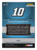 AUTOGRAPHED Danica Patrick 2016 Panini Prizm Racing RARE SILVER PRIZM (#10 Natures Bakery Team) Insert Signed NASCAR Collectible Trading Card with COA