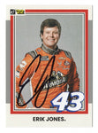 AUTOGRAPHED Erik Jones 2022 Donruss Racing RARE GRAY PARALLEL (#43 ArmorAll Petty Motorsports Team) Insert Signed NASCAR Collectible Trading Card with COA